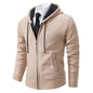 Stand Collar Fleece Cardigan Chicchar Fashion