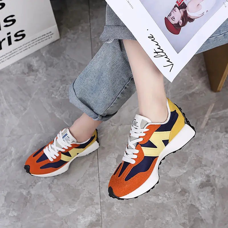 Women's Causal Sneakers New Autumn Shoes Woman Fashion Breathable Lace Up Sports Shoes for Women Platform Walking Designer Shoes - Chicchar Fashion