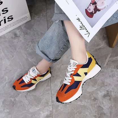 Women's Causal Sneakers New Autumn Shoes Woman Fashion Breathable Lace Up Sports Shoes for Women Platform Walking Designer Shoes - Chicchar Fashion