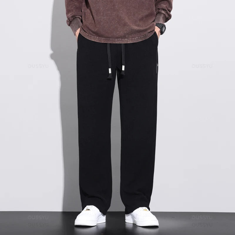 Korean Fleece Corduroy Warm Baggy Cargo Jogger Pants