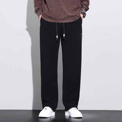 Korean Fleece Corduroy Warm Baggy Cargo Jogger Pants