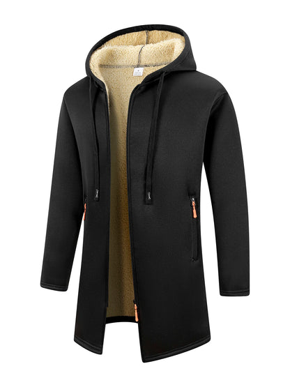 Men's Thick Hooded Zip Jacket