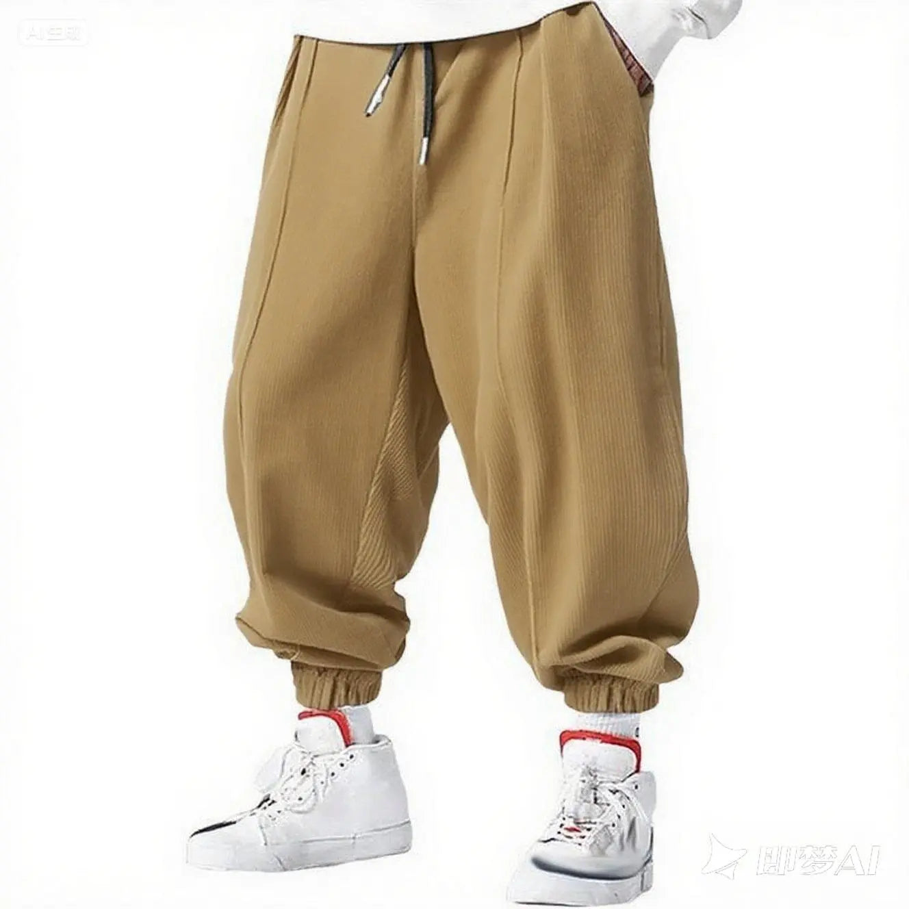 Corduroy Drawstring Pants