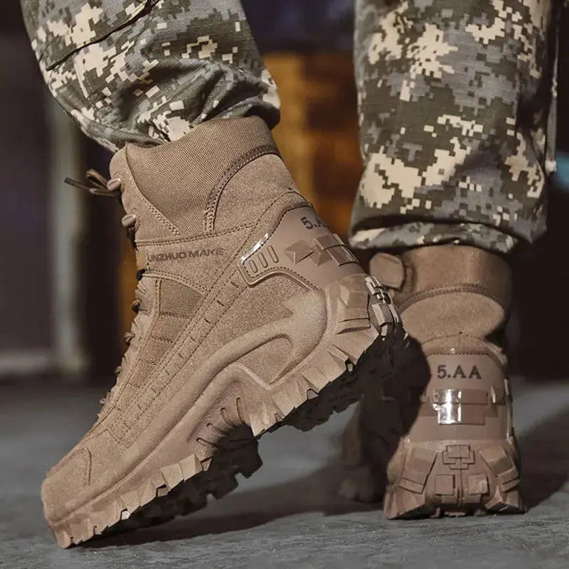 CHRLCK Waterproof Hiking Shoes Men Non-slip Hiking Shoes Tactical Boots Lightweight Breathable Hunting Bkking Work Casuual Boots - Chicchar Fashion