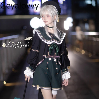 Lolita Sailor Top & Shorts
