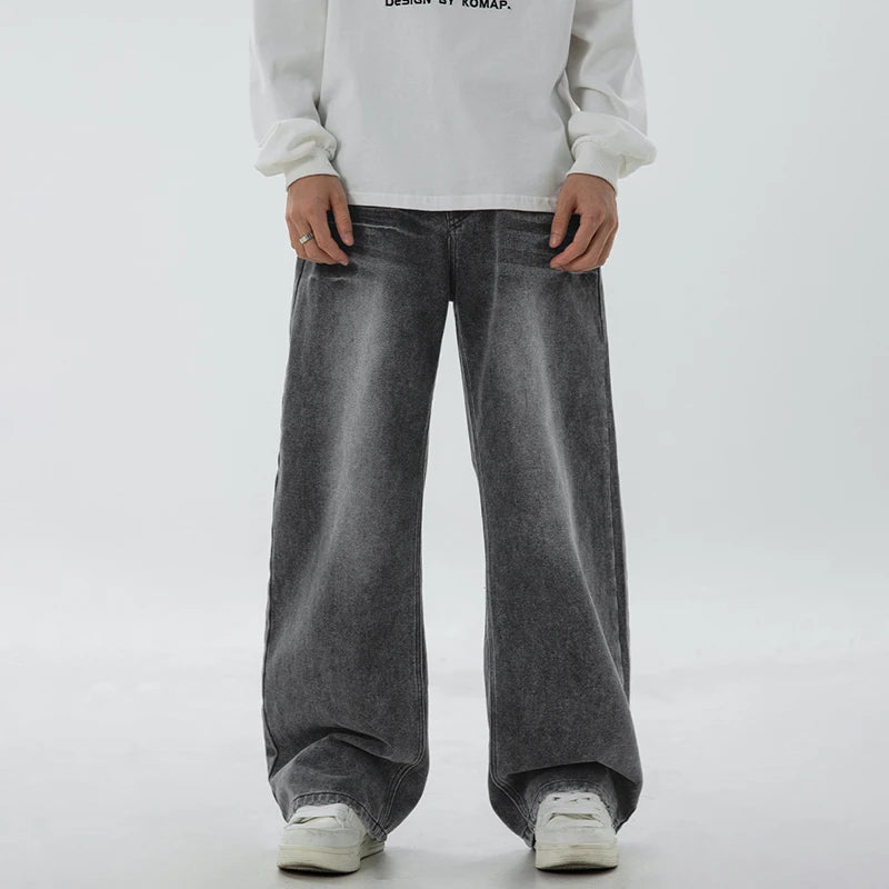 Retro Baggy Denim Jeans Men