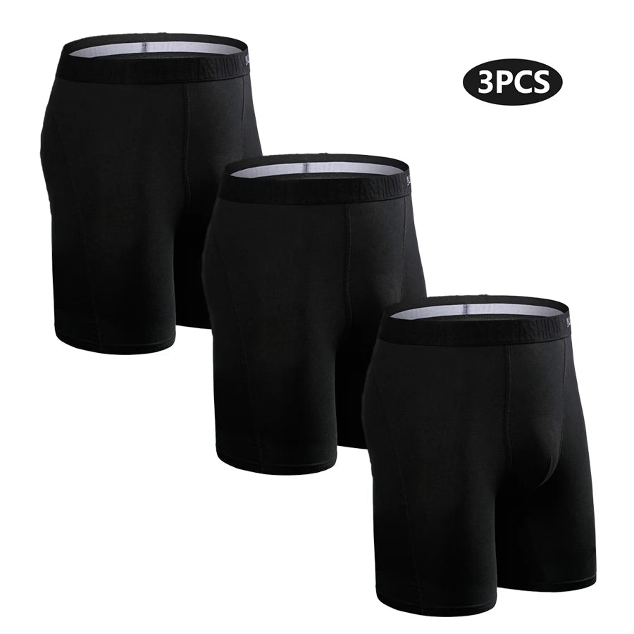 3-Pack Cotton Long Boxers Chicchar Fashion