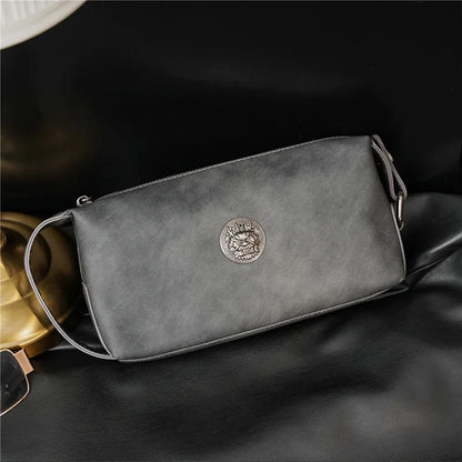 Fashion Business Men's Clutch Handbags Luxury Leather Clutches Men Wrist Bag Knucklebox Cluth For Men Hand Bag Male Wallet Purse - Chicchar Fashion