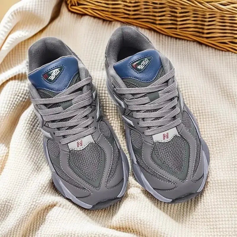 Unisex 9060 Non-Slip Running Shoes - Autumn & Winter New, Versatile Small Elephant Hoof, Retro Dad Sneakers versatile - Chicchar Fashion