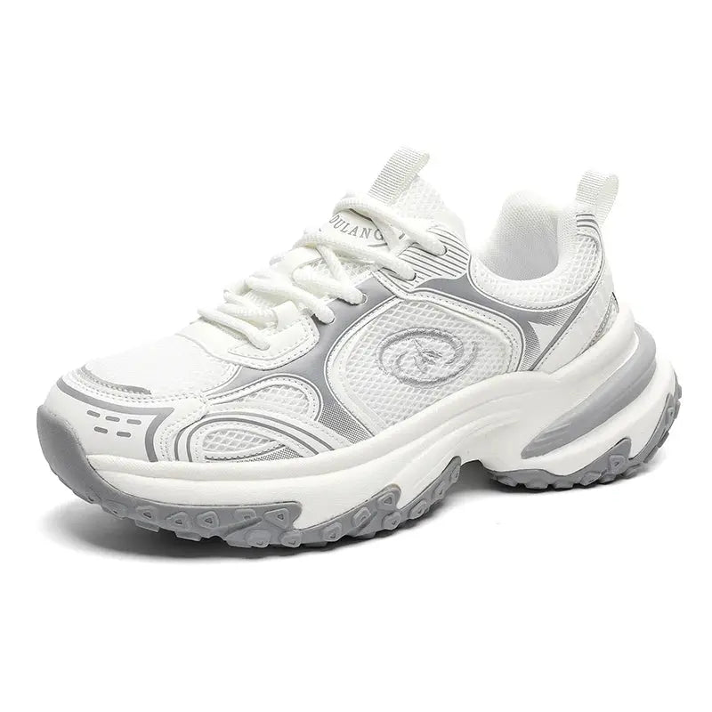 Men's Shoes 2025 New Summer Mesh Breathable Thick-Soled Height-Increasing Versatile Couple Casual Sports Dad Shoes - Chicchar Fashion