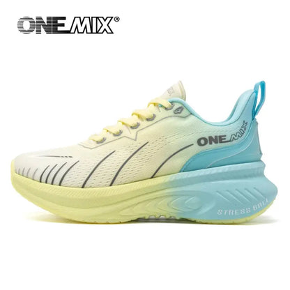 ONEMIX White Road Running Shoes for Men Air Cushion Outdoor Sport Shoes Male Trainers Summer Jogging Shoes Women Footwear - Chicchar Fashion
