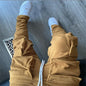 Nylon Cotton Cargo Sweatpants
