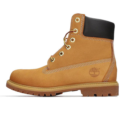 Timberland Women's Indestructible Outdoor Classic Yellow Boots Waterproof and Wear-Resistant High-Top Casual Martin Boots 10361713 - Chicchar Fashion