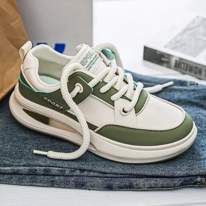 Mens Board Shoes 2025 New Thick Bottom Cosy Anti Slip Daily Leisure Fashion Sports Travel Flat Sneakers for Men - Chicchar Fashion