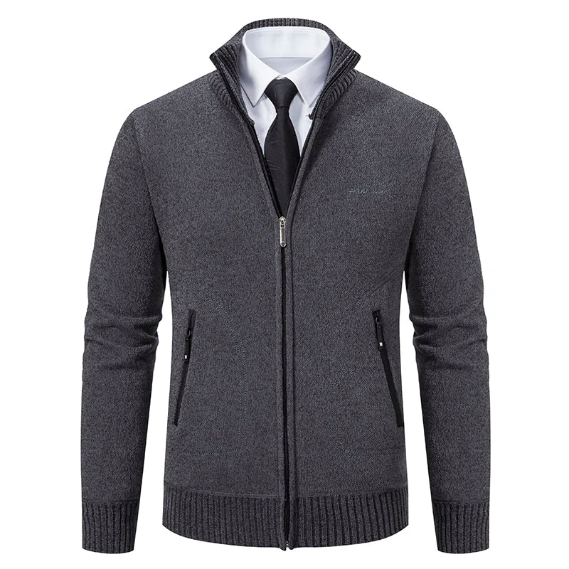 Men's Polyester Knit Cardigan Chicchar Fashion
