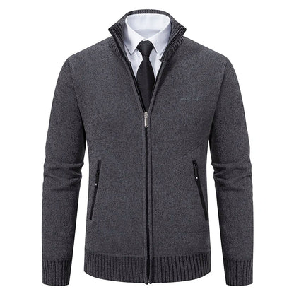 Men's Polyester Knit Cardigan Chicchar Fashion