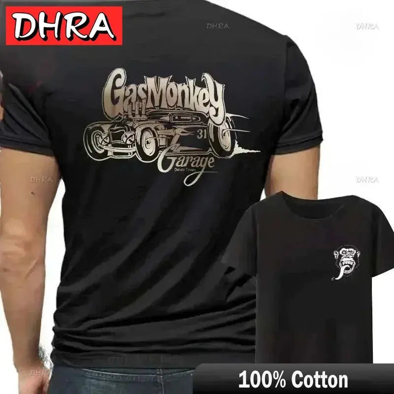 Gas Monkey Cotton Graphic Tee Chicchar Fashion