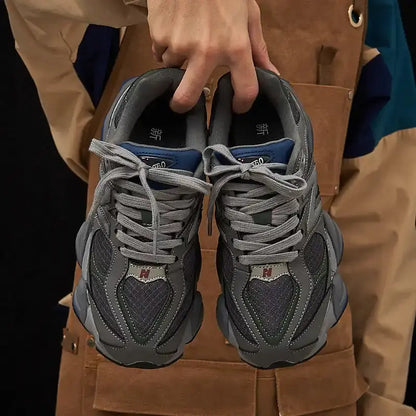 Lined WarmFashion chunky - sole casual shoes, trendy design, street eye - catching - Chicchar Fashion