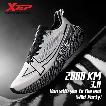 Xtep Men's Running Shoes 2000km 3.0 2025 Spring Lightweight Cushioned Wear-Resistant Training Jogging Sneakers 875119110032 - Chicchar Fashion