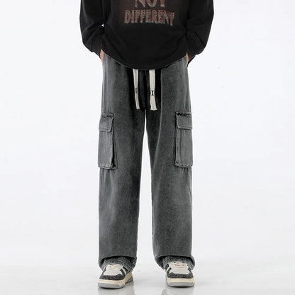 Y2K Baggy Denim Cargo Jeans
