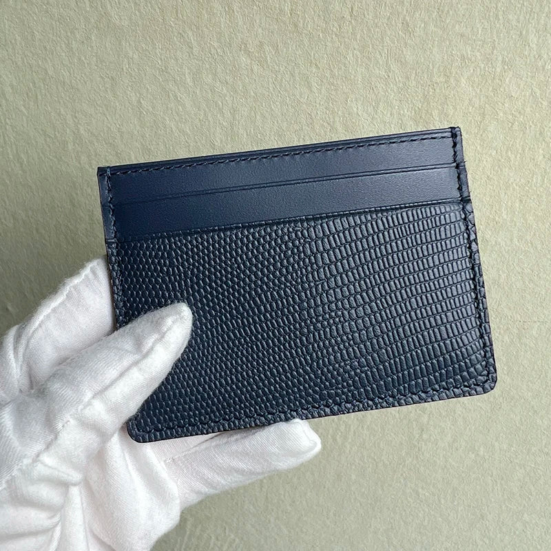 FREE Monogram Premium Luxury Card Wallet Genuine Leather Case Card Holder For Men Dropship - Chicchar Fashion