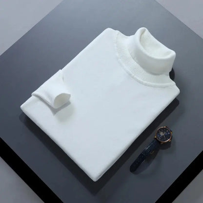 Cashmere Sweater Men Pullover Autumn Winter  turtleneck Soft Warm Cashmere Sweater Jumper Knitted Sweaters - Chicchar Fashion