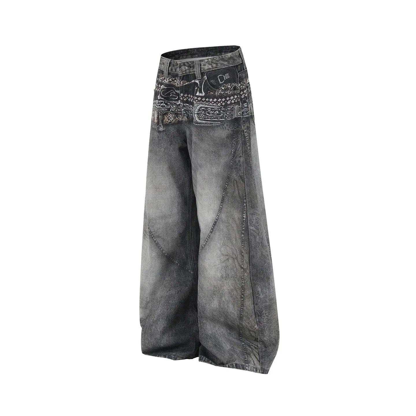 Y2K Vibe: Vintage Wide-Leg Denim for Women