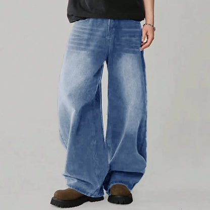 Men's Cotton Wide Leg Jeans