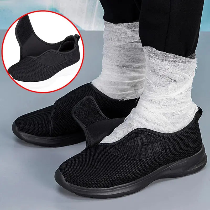 Unisex New Casual Orthopedics Wide Feet Swollen Shoes Thumb Eversion Adjusting Soft Comfortable Diabetic Shoes Walking Shoes - Chicchar Fashion