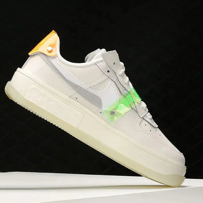 Nike Authentic Women's Air Force 1 AF1 Low-Top Skate Shoes DO2332-111 - Chicchar Fashion