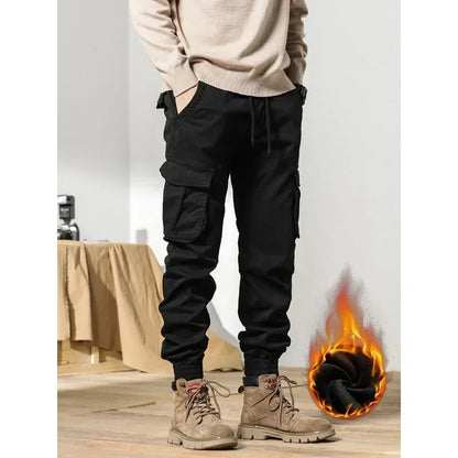 Fleece-Lined Cargo Joggers