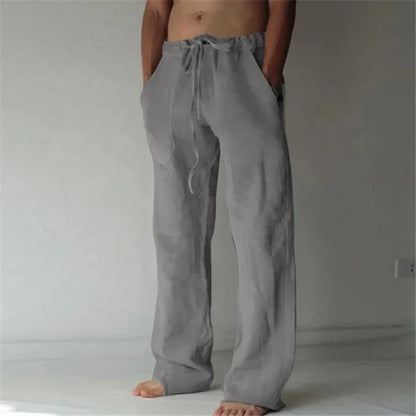 Cotton Linen Baggy Pants