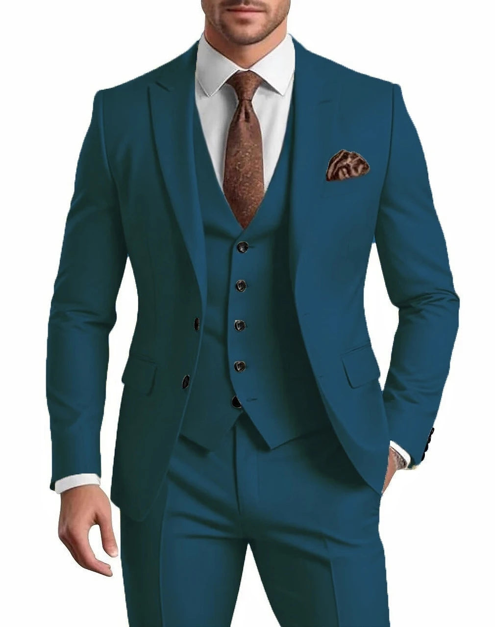 Polyester Twill 3-Piece Tuxedo