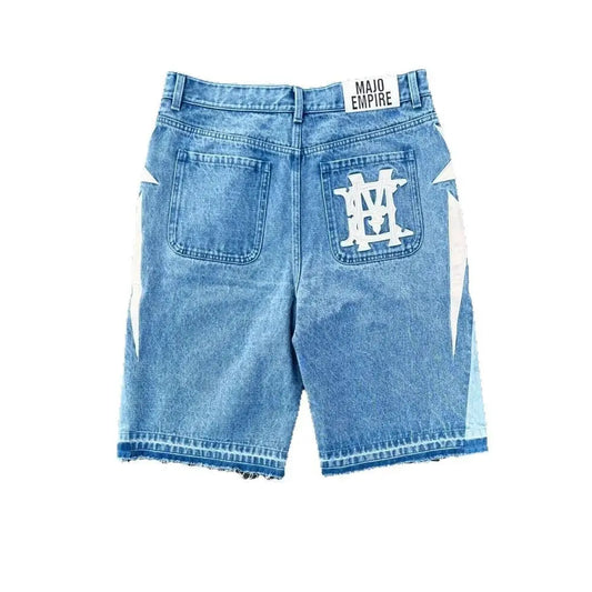 Y2K Cotton Wide-Leg Shorts