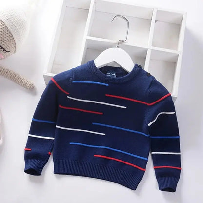 Cozy Striped Kids Sweater - Chicchar Fashion