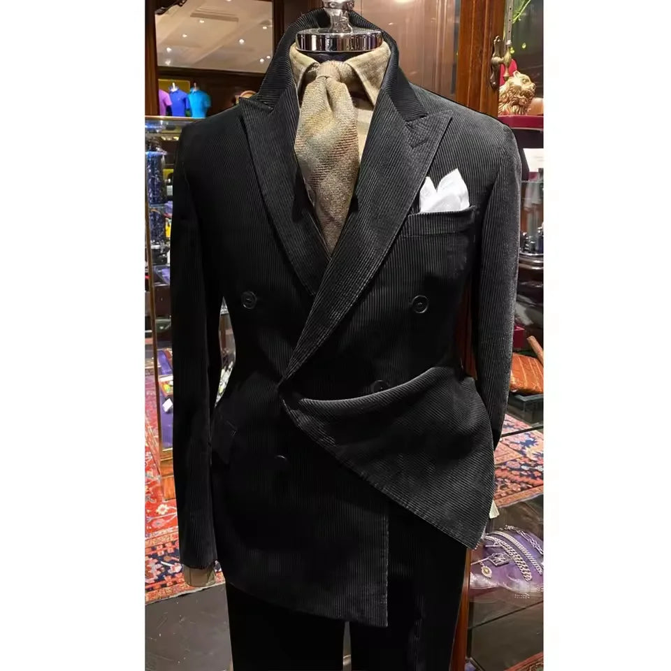 Corduroy Grass Green Suit