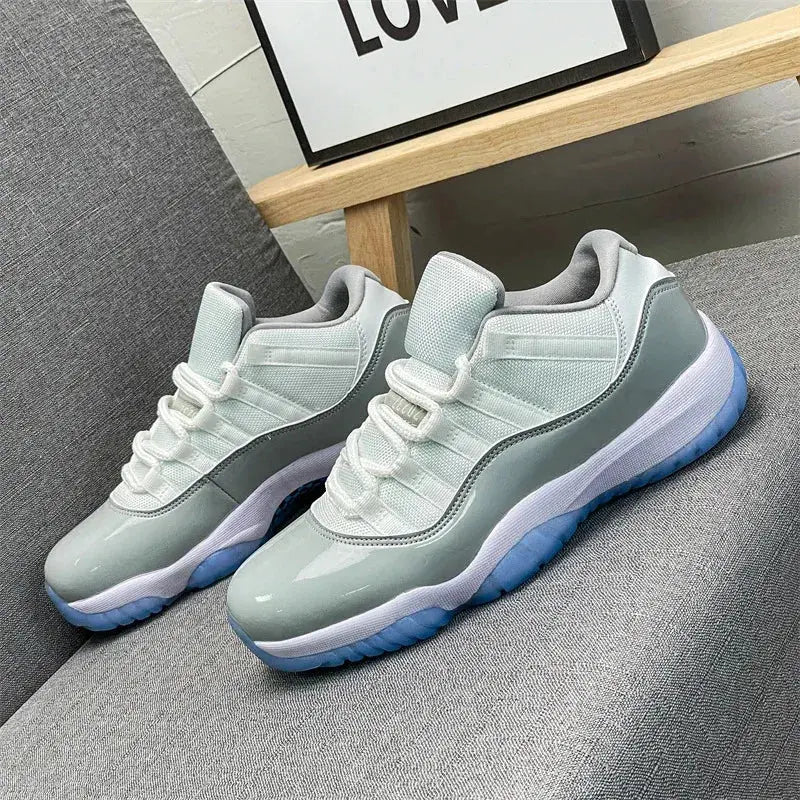 2026 The white shoes   with full leather are breathable and versatile, with color thick soles and couple casual baskitball shoes - Chicchar Fashion