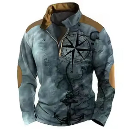 Men's 3D Polyester Long Sleeve