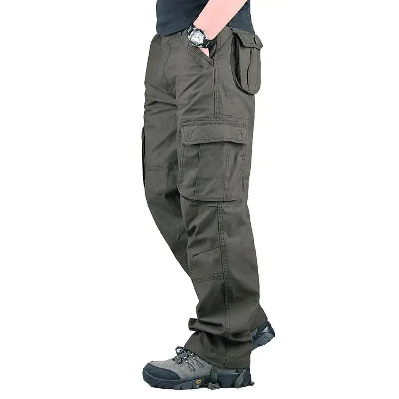 TrailGuard Men’s Tactical Cotton Cargo Hiking Pants