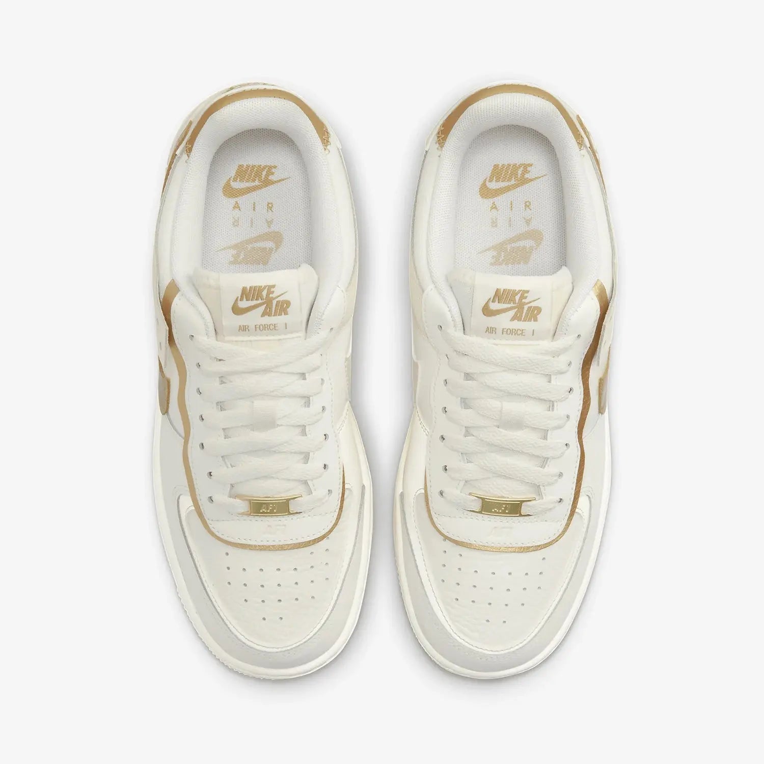 Nike Genuine Air Force 1 Shadow Women's Platform Shoes DZ1847-108 - Chicchar Fashion