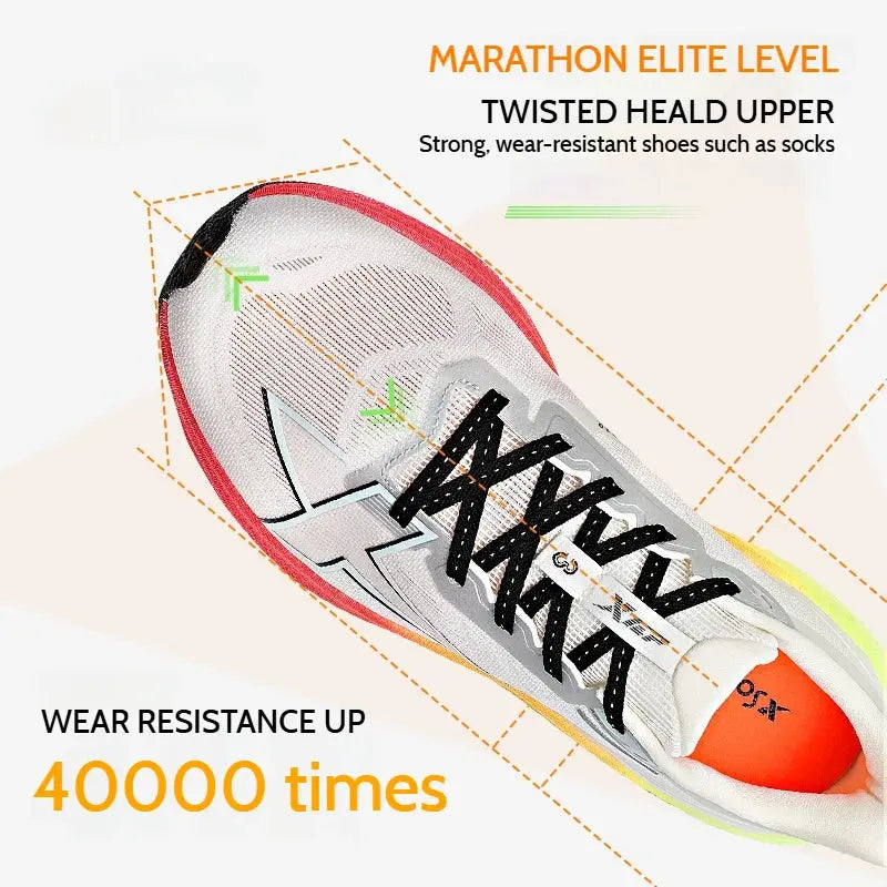 Xtep 2000km 3.0 Running Shoes For Women 2025 Spring Sneakers Cushioning Training Jogging Wear-Resistant Lightweight 875118110034 - Chicchar Fashion