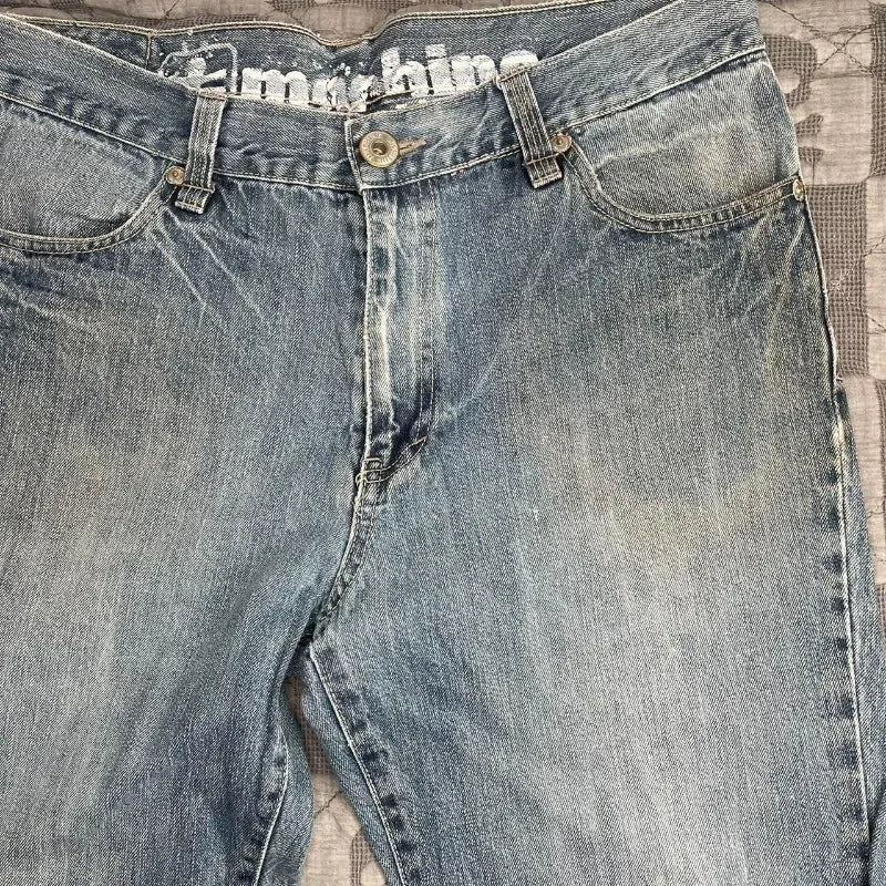 Y2K Wide-Leg Embroidered Jeans