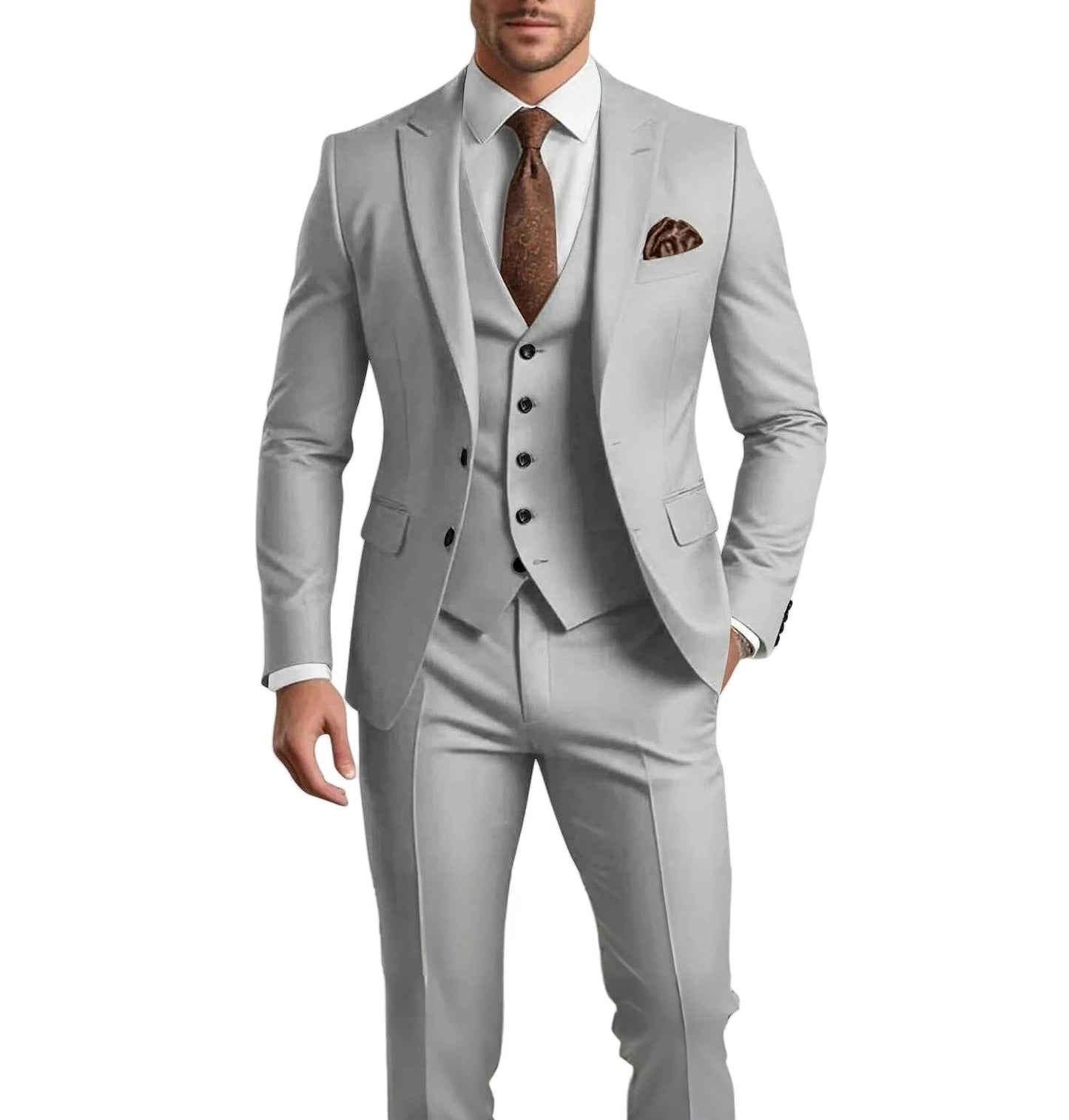Polyester Twill 3-Piece Tuxedo