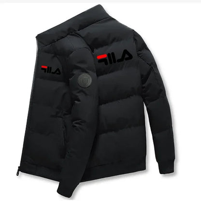 Men's Thick Zipper Warm Coat