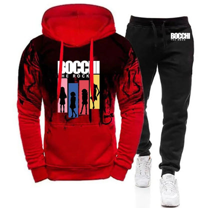 Gradient Cotton Tracksuit Set