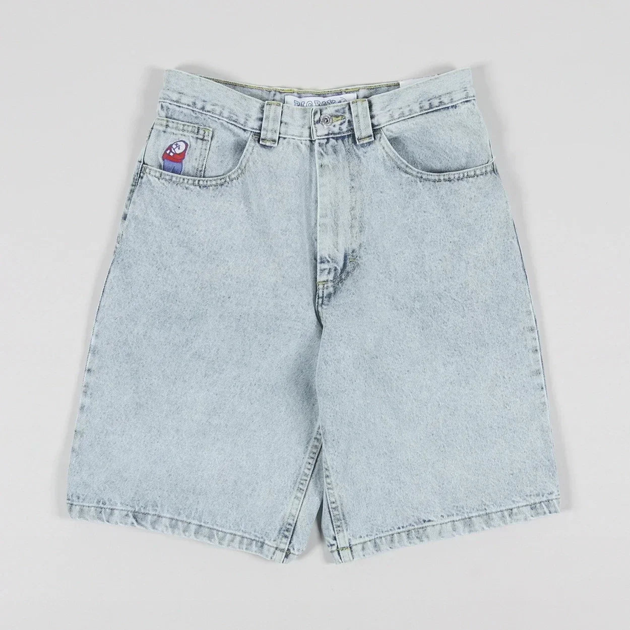 Embroidered Lyocell Shorts