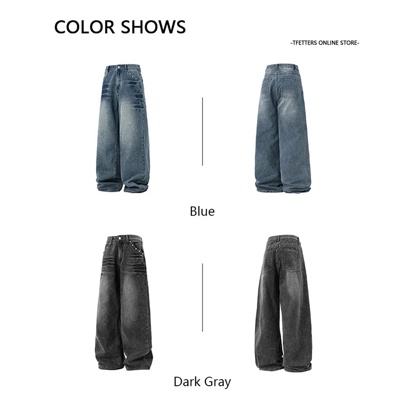 Retro Baggy Denim Jeans Men