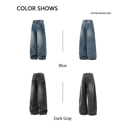 Retro Baggy Denim Jeans Men