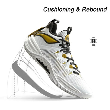 Li-Ning Men BADFIVE STORM 2025 Outdoor Basketball Shoes BOOM Cushioning TUFF OS Wearable LiNing Sports Sneakers ABFV017 - Chicchar Fashion