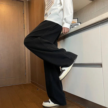 Men's Cotton-Blend Baggy Jeans